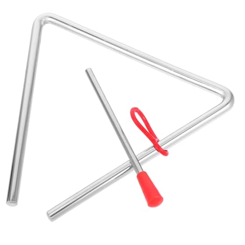 Vaguelly Musikalisches Dreieck Instrument für Orff Percussion mit Schlägel Musikinstrument für Vorschule und Kindergarten Rhythmus und Lernfähigkeiten von Vaguelly