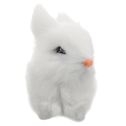 Vaguelly Niedliche Simulation Hase Plüsch Kaninchen Gefülltes Tier Weiche Und Kuschelige Plüsch -osterdekoration Für Kinder Und Wohnkultur von Vaguelly