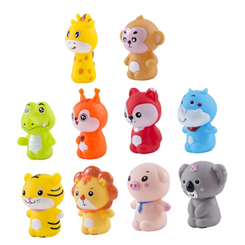 Vaguelly Tier Hand Finger Puppet Sets Kleinkinder Spielzeug Vinyl Puppen für Kinder von Vaguelly
