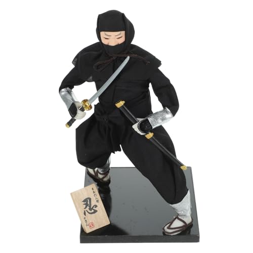 Vaguelly Ninja Puppe Figur Japanische Kunsthandwerk Dekoration Charmantes Ninja Ornament für Tisch für und Japanische Feste Vaguelly Ninja Puppe Figur Japanische Kunsthandwerk Dekoration Charmantes Ninja Ornament für Tisch für und Japanische Feste von Vaguelly