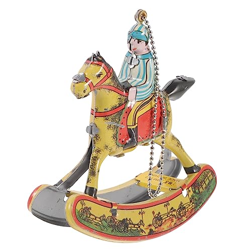 Vaguelly Nostalgisches Schaukelpferd Dekofigur Robustem Handgefertigt mit Glatten Kanten als Retro und Kinderzimmer Ornament Langlebiges Sammlerstück und Geschenkidee Vaguelly Nostalgisches Schaukelpferd Dekofigur Robustem Handgefertigt mit Glatten Kanten als Retro und Kinderzimmer Ornament Langlebiges Sammlerstück und Geschenkidee von Vaguelly