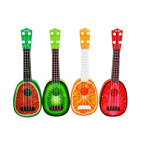 Vaguelly Gitarren-Ukulele-Spielzeug Akustische Gitarre Musikinstrumente, Spielzeug Obst Gitarre Gitarrenspielzeug Geschenk Mini Kind von Vaguelly