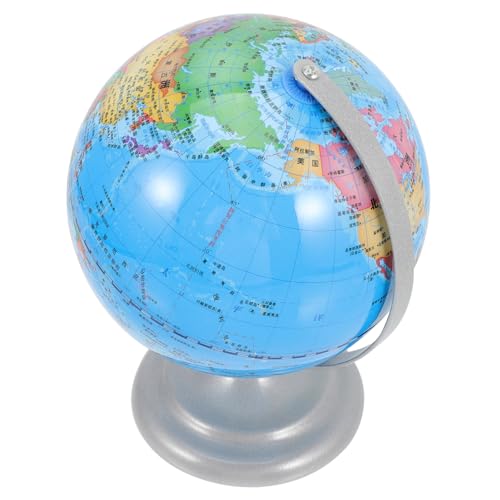 Vaguelly -Ornament Karte Schreibtischglobus fürs Büro für das Lernen von Kindern geographie Büro- - Tischdekoration mit Kleiner PVC-Blase von Vaguelly