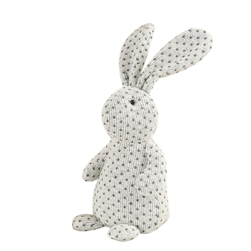 Vaguelly Osterhase Dekofigur Realistische Bunny Puppe für Frühlings und Osterthemen Dekoration aus Strapazierfähigem für Partys und Zuhause von Vaguelly