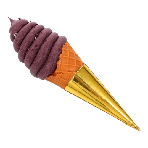 Vaguelly PVC Eistüten Modell Schokoladenfarbe Künstliche Eiscreme Dekoration Fotografie Requisite Stabil und Farbintensiv für Shop und Wohnaccessoires Vaguelly PVC Eistüten Modell Schokoladenfarbe Künstliche Eiscreme Dekoration Fotografie Requisite Stabil und Farbintensiv für Shop und Wohnaccessoires von Vaguelly