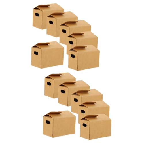 Vaguelly Packung Mit 20 Stück Puppenhaus Karton Figuren dekor Mini-Hausmöbel Kinderspielzeug Kinder bastelset Spielzeuge Ornament DIY-Spielzeug Mini-Hauszubehör recycelbar Express-Box von Vaguelly