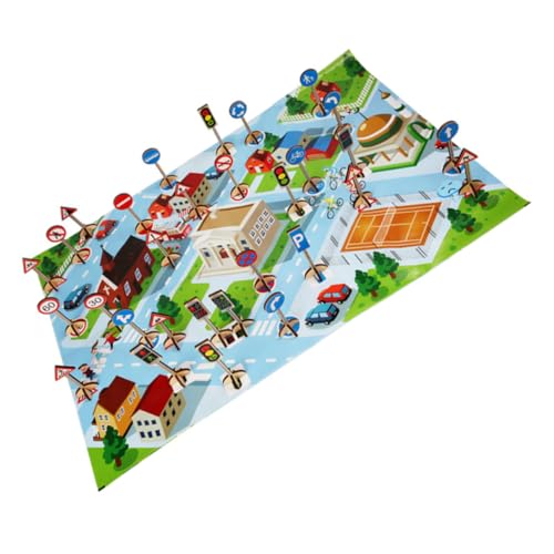 Vaguelly Set Mit Lernkarten Für Kinder Mit Verkehrszeichen Straßenschild-kartenspielzeug Für Kinder Die Verkehrssicherheitsregeln Lernen Vaguelly Set Mit Lernkarten Für Kinder Mit Verkehrszeichen Straßenschild-kartenspielzeug Für Kinder Die Verkehrssicherheitsregeln Lernen von Vaguelly