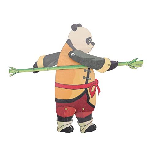 Vaguelly Panda Schattenfigur für Traditionelles Schattenspielzeug für Theateraufführungen und Kreative Bastelstunden Kindergärten und von Vaguelly