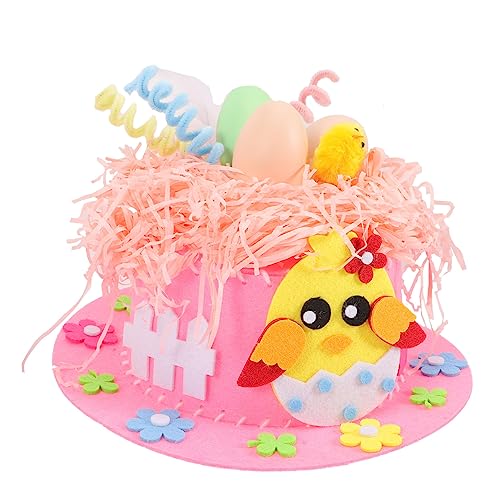 Vaguelly Partyhut Bastelset Diy Material aus Hautfreundlichem Vliesstoff Leichtes Hut Zubehör für Kindergarten und Kreative Osterfeier Rosa Hasenohren Hut Vaguelly Partyhut Bastelset Diy Material aus Hautfreundlichem Vliesstoff Leichtes Hut Zubehör für Kindergarten und Kreative Osterfeier Rosa Hasenohren Hut von Vaguelly
