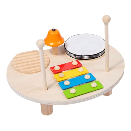 Vaguelly Percussion Multifunktionales Xylophon und Schlagzeug Set für Frühe Musikalische Bildung Geeignet für Jungen und Mädchen Inspiriert Kreativität und Fantasie von Vaguelly