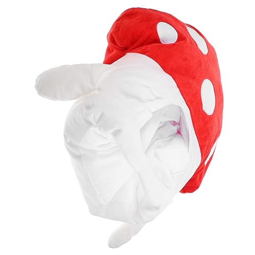 Vaguelly Cartoon Pilz Hut Kostüm Party Prop Komfortable Pp Baumwolle Foto Prop Familie Freunde Tragen von Vaguelly