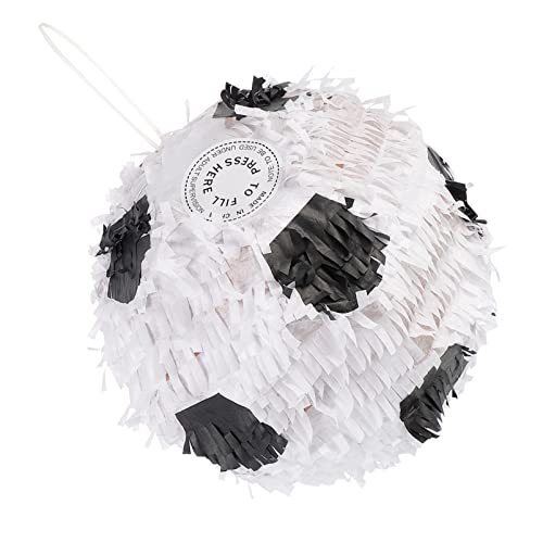 Vaguelly Piñata Fußballparty Spiel Sport Zubehör für Fußballdekorationen vierzehn Tage spaß the pleasure board game Pinata-Fußball-Geburtstagsdekorationen aus Papier Pinata in Fußballform von Vaguelly