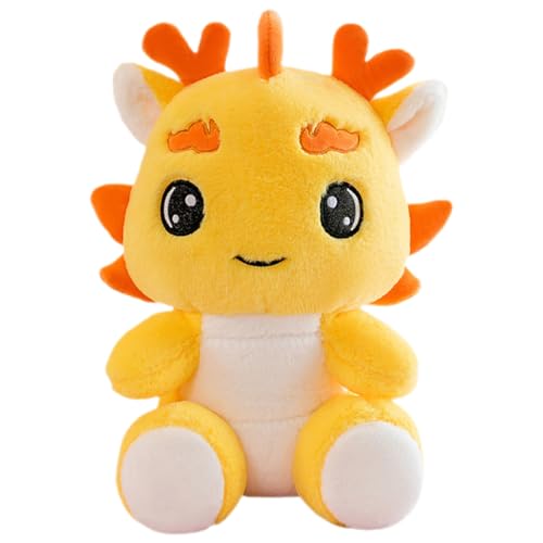 Vaguelly Plüsch Drache Kuscheltier Chinesisches Neujahr Maskottchen Hochwertiges für Dekoration und Besondere Anlässe Gelb Vaguelly Plüsch Drache Kuscheltier Chinesisches Neujahr Maskottchen Hochwertiges für Dekoration und Besondere Anlässe Gelb von Vaguelly