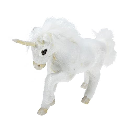 Vaguelly Plüsch Einhorn Modell Dekoration Realistisch für Weihnachtsbaum und Kinderzimmer aus Hochwertigem Plüsch Kreative Formgestaltung von Vaguelly