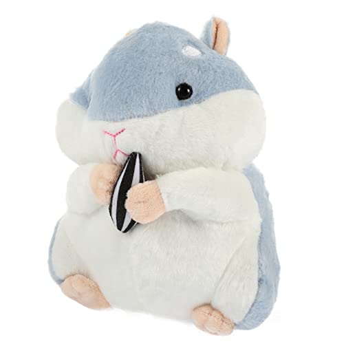 Vaguelly Plüsch Hamster Niedliches Cartoon Tier Plüsch Kuscheltier für Blau Perfektes für Geburtstage Valentinstag Wohnaccessoire von Vaguelly