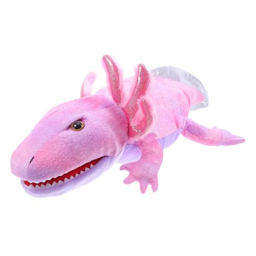 Vaguelly Plüsch Handpuppe Süße Axolotl Puppen mit Beweglichem Mund Weiches Stofftier für Alter von Jahren für Geschichtenerzählen und Rollenspiele von Vaguelly