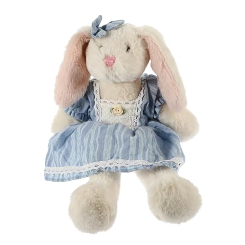 Vaguelly Plüsch Hase im Kleid Kuscheltier Niedliches Stofftier für für Geburtstage und Feste zum Vaguelly Plüsch Hase im Kleid Kuscheltier Niedliches Stofftier für für Geburtstage und Feste zum von Vaguelly