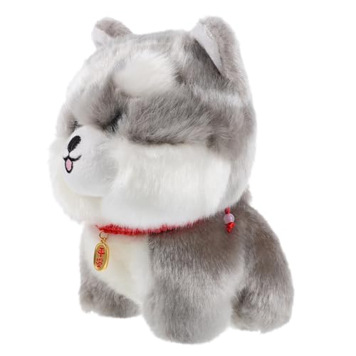 Vaguelly Plüsch Hund Weiches Kuscheltier für Realistisches Design für Schlafzimmerdekoration Sicher und Angenehm als oder Fotorequisiten Vaguelly Plüsch Hund Weiches Kuscheltier für Realistisches Design für Schlafzimmerdekoration Sicher und Angenehm als oder Fotorequisiten von Vaguelly