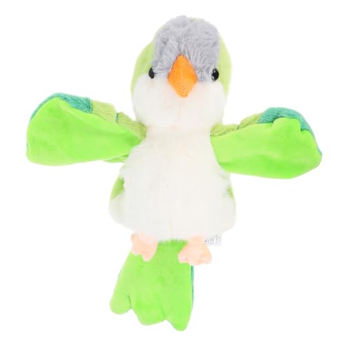 Vaguelly Plüsch Papagei Handpuppe Für Weiche Vogelpuppe Tier Fingerpuppen Für Kleinkinder Zum Interaktiven Lernen von Vaguelly