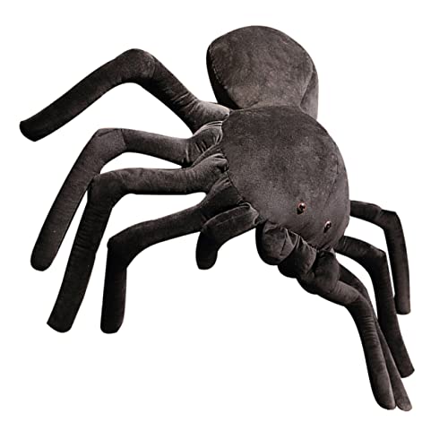 Vaguelly Plüsch Spinnen Realistisches Kuscheltier für Halloween Großes Stofftier als Dekoratives Kissen als für Freunde und Familie von Vaguelly