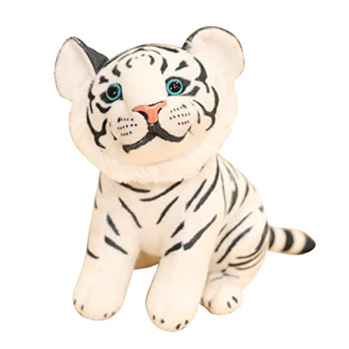 Vaguelly Plüsch Tiger Kreative Tiger Maskottchen Puppe als Babyspielzeug oder Dekoration für Kinderzimmer und Wohnzimmer Farbenfrohes Design für Gute Laune von Vaguelly