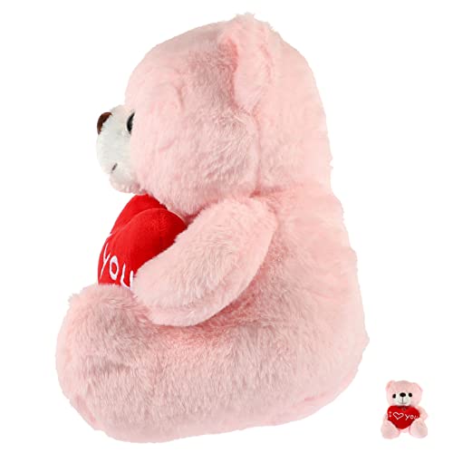 Vaguelly Plüsch für Valentinstag Kuscheltier für Mädchen und Jungen Geeignet als für Partner mit Herz aus Hautfreundlichem Material für Gemütliche Nächte Verbesserung der Schlafqualität von Vaguelly