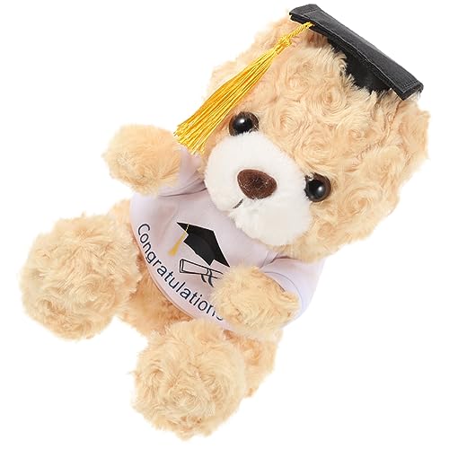 Vaguelly Plüschbär mit Doktorhut Süße Abschlussfigur für Graduierungsfeiern als oder Dekoration für Klassenzimmer und Partys Niedliches Stofftier für Jungen und Mädchen Vaguelly Plüschbär mit Doktorhut Süße Abschlussfigur für Graduierungsfeiern als oder Dekoration für Klassenzimmer und Partys Niedliches Stofftier für Jungen und Mädchen von Vaguelly