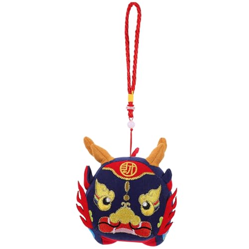 Vaguelly Plüschdrache Kuscheltier Chinesischer Stil Ausgestopftes Drachenspielzeug Maskottchen Puppe für Neujahrsdeko Geschenk Festliche Wohnungsdekoration von Vaguelly