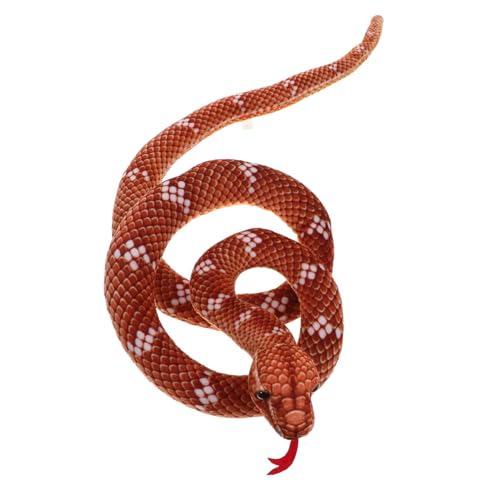 Vaguelly Plüschschlange Realistische Lange Schlange Deko für Partys Halloween und Streiche Hochwertiges Kuscheltier für Erwachsene und Schockierend Vaguelly Plüschschlange Realistische Lange Schlange Deko für Partys Halloween und Streiche Hochwertiges Kuscheltier für Erwachsene und Schockierend von Vaguelly