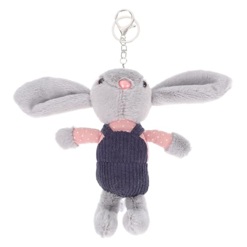 Vaguelly Plüschschlüsselketten -Rucksack -Charm Ästhetischer Schlüsselbund Fuzzy Schlüsselbund Ästhetischer Schlüsselring Geldbeutel Charm Kaninchen -Rucksack Charme von Vaguelly