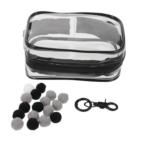 Vaguelly Plüschspielzeugspeicherbox Klarer Schlüsselbeutel Tragbare Aufbewahrungsbox für Puppen Aufbewahrungskoffer für Abbildung Anzeigefall Puppentasche klar PVC Schwarz Vaguelly Plüschspielzeugspeicherbox Klarer Schlüsselbeutel Tragbare Aufbewahrungsbox für Puppen Aufbewahrungskoffer für Abbildung Anzeigefall Puppentasche klar PVC Schwarz von Vaguelly