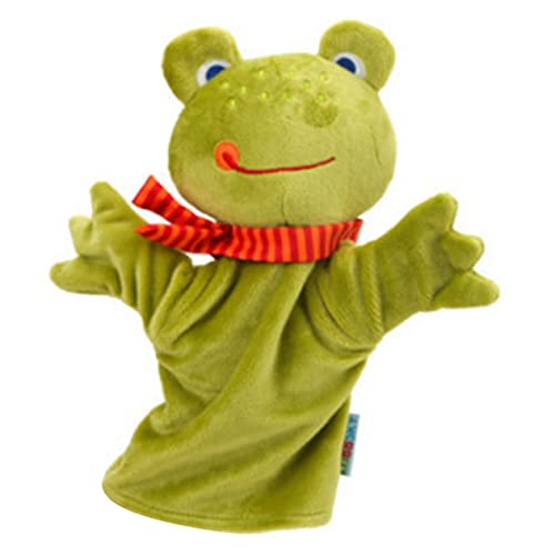 Vaguelly Plüschtier interaktives Toys Lernspielzeug Plüschspielzeug kleinkinderspielzeug dekorative Handpuppe Storytime Handpuppe Handpuppen Plüschpuppen Stoff Light Green von Vaguelly