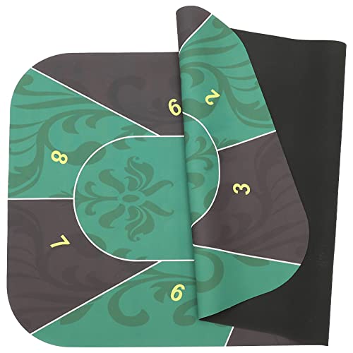 Vaguelly Pokerchip-Tuch pokerauflage Poker Matte Brettspielunterlage rundes Schürhaken Poker-Tischmatten Korb tischläufer Rechteckige Tischmatte Tischdecke für den Haushalt Gummi Green Vaguelly Pokerchip-Tuch pokerauflage Poker Matte Brettspielunterlage rundes Schürhaken Poker-Tischmatten Korb tischläufer Rechteckige Tischmatte Tischdecke für den Haushalt Gummi Green von Vaguelly