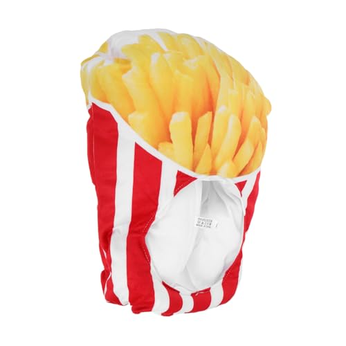 Vaguelly Plüsch Pp Baumwolle Pommes Frites Hut Party Kopfschmuck für Erwachsene und Jungen und Mädchen Spaß von Vaguelly
