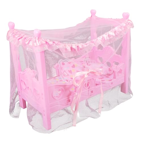 Vaguelly Prinzessin Bett Mini-Puppenhaus Puppenhausmöbel Kinderspielzeug Toys mädchen Miniaturbett Puppenbett Möbel für Puppenbetten Plastik Rosa Vaguelly Prinzessin Bett Mini-Puppenhaus Puppenhausmöbel Kinderspielzeug Toys mädchen Miniaturbett Puppenbett Möbel für Puppenbetten Plastik Rosa von Vaguelly