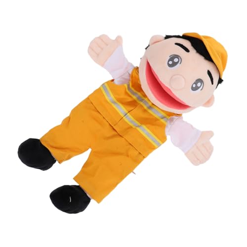 Vaguelly Professionelle -handpuppe Fingerpuppe Kinderspielzeug Fingerspielzeug Ausgestopftes Fingerpuppenspielzeug Fingerpuppen Superweicher Stoff Orange von Vaguelly