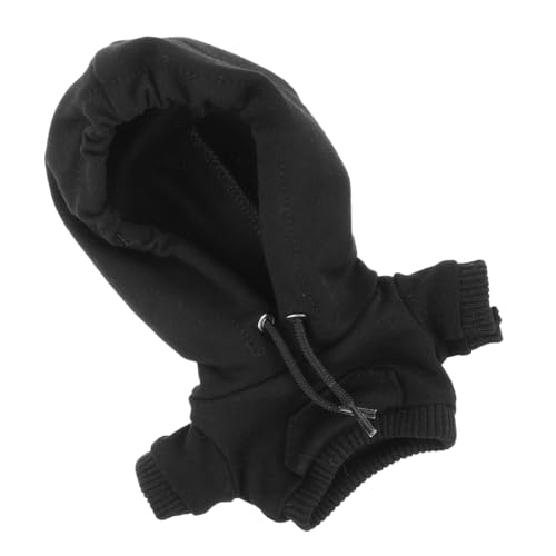Vaguelly Kleiner Kapuzenpullover Für Puppen Weiche Baumwolle Miniatur-puppenkleidung Taschen Süßer Mini- -Kapuzenpullover Für Puppen von Vaguelly