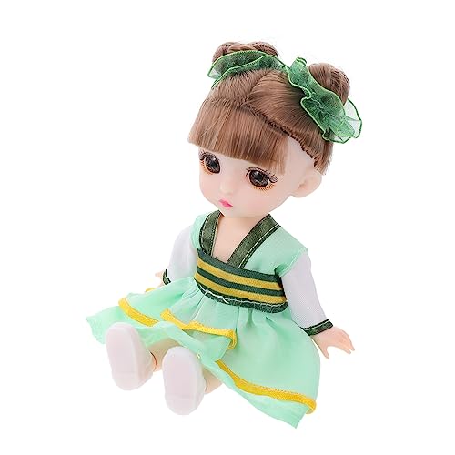 Vaguelly Puppe Mädchen Kostüme für Mädchen dartscheibe mitgebsel termoleginggs barn Toy Mädchen Kostüm Kindergeschenk Chemiefaser Green von Vaguelly