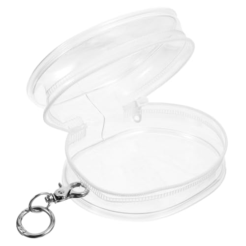 Vaguelly Puppenausflugstasche transparente Puppensammeltasche einfach Tragen modern Dein Puppenträger transparente Dollbag Puppen-Einkaufstasche Puppenspeicherung Puppenbeutel Metall Weiß von Vaguelly