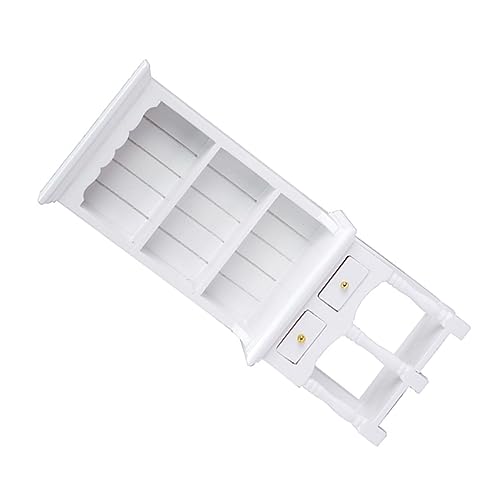 Vaguelly Puppenhaus Bücherregal Mini-Ständer Behälter Schaukelspielzeug Netz für kinderspielzeug Realistische Puppenhausmöbel Puppenhaus-Schlafzimmermöbel Holz Weiß Vaguelly Puppenhaus Bücherregal Mini-Ständer Behälter Schaukelspielzeug Netz für kinderspielzeug Realistische Puppenhausmöbel Puppenhaus-Schlafzimmermöbel Holz Weiß von Vaguelly