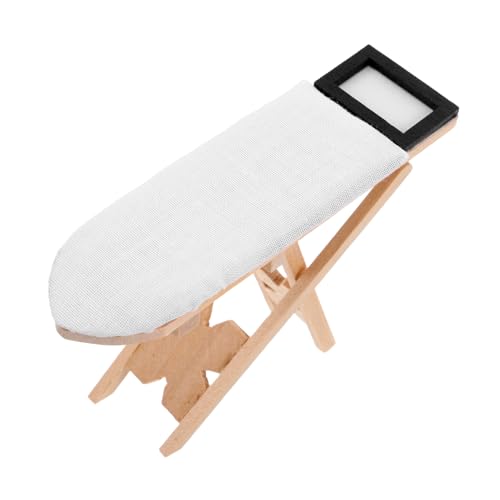 Vaguelly Miniatur-bügeltisch- Mini-bügelbrett Für Puppenhaus-miniaturen Bügelbrett Für Jungen Und Mädchen Vaguelly Miniatur-bügeltisch- Mini-bügelbrett Für Puppenhaus-miniaturen Bügelbrett Für Jungen Und Mädchen von Vaguelly