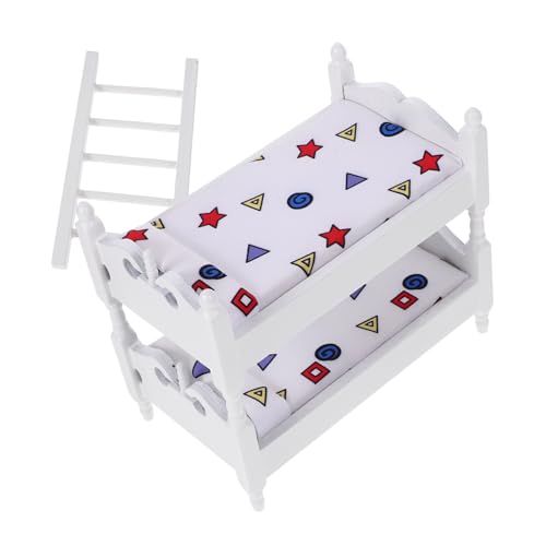 Vaguelly Realistische Miniatur-puppenhaus-etagenbett-Schlafzimmer-Szene-Requisiten Für Rollenspiele Vaguelly Realistische Miniatur-puppenhaus-etagenbett-Schlafzimmer-Szene-Requisiten Für Rollenspiele von Vaguelly