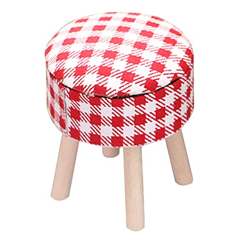 Vaguelly Puppenhaus Hocker Mini Zartes Miniaturspielzeug Figuren Zubehör Für Puppenhäuser Interessante Mini-hausdekoration Bausatz Schemel Stoff Rot Vaguelly Puppenhaus Hocker Mini Zartes Miniaturspielzeug Figuren Zubehör Für Puppenhäuser Interessante Mini-hausdekoration Bausatz Schemel Stoff Rot von Vaguelly