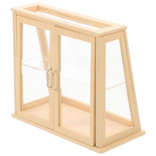 Vaguelly Puppenhaus-Kuchenschrank Dekoration Kuchenvitrine Dekoratives Modell Puppenhausküche Ausstellungsmodell Regal Falschgeld Puppenhausmöbel Puppenhaus Bäckereischrank Acryl Beige Vaguelly Puppenhaus-Kuchenschrank Dekoration Kuchenvitrine Dekoratives Modell Puppenhausküche Ausstellungsmodell Regal Falschgeld Puppenhausmöbel Puppenhaus Bäckereischrank Acryl Beige von Vaguelly
