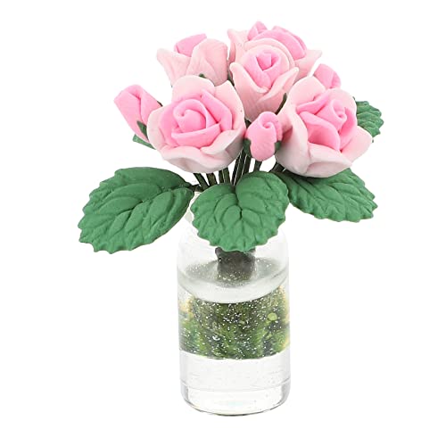 Vaguelly Puppenhaus Rosen Miniatur Künstliche Pflanzen Blumenverzierungen Hauspflanzentöpfe Rosendekor Abs Mini- -Bonsai-Ornament Mini-töpfe Vase Eingetopft Mini-hausbedarf Ton Rosa Vaguelly Puppenhaus Rosen Miniatur Künstliche Pflanzen Blumenverzierungen Hauspflanzentöpfe Rosendekor Abs Mini- -Bonsai-Ornament Mini-töpfe Vase Eingetopft Mini-hausbedarf Ton Rosa von Vaguelly