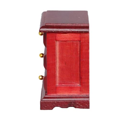 Vaguelly Miniatur Nachttisch Modell Für Puppenhaus Cupboard Möbel Zubehör Für DIY Mini Haus Dekoration Langlebig Und Realistisch Gestaltet von Vaguelly
