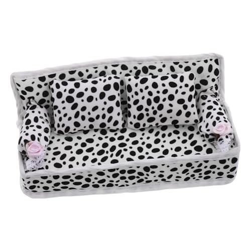 Vaguelly Miniatur Puppenhaus Sofa Kissen Puppe Modell Moderne Wohnzimmer Vaguelly Miniatur Puppenhaus Sofa Kissen Puppe Modell Moderne Wohnzimmer von Vaguelly