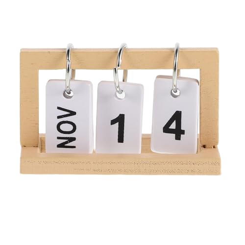 Vaguelly Puppenhaus Kalender Miniatur Kleiner Kalender Für Rolle Spielen Holz Advent Kalender Desktop Decor Beige Vaguelly Puppenhaus Kalender Miniatur Kleiner Kalender Für Rolle Spielen Holz Advent Kalender Desktop Decor Beige von Vaguelly