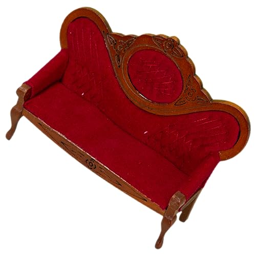 Vaguelly Puppenhaus Vintage Couch Deko für Kinderzimmer für Miniaturlandschaften und Kreatives Basteln Vaguelly Puppenhaus Vintage Couch Deko für Kinderzimmer für Miniaturlandschaften und Kreatives Basteln von Vaguelly