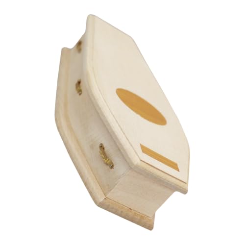 Vaguelly Puppenhausdekoration Puppenhausmöbel kleines Sargmodell Aufbewahrungsbehälter für Babynahrung pädagogisches Educational Toy Miniatur-Sargschmuck Miniaturmöbel Holz Vaguelly Puppenhausdekoration Puppenhausmöbel kleines Sargmodell Aufbewahrungsbehälter für Babynahrung pädagogisches Educational Toy Miniatur-Sargschmuck Miniaturmöbel Holz von Vaguelly
